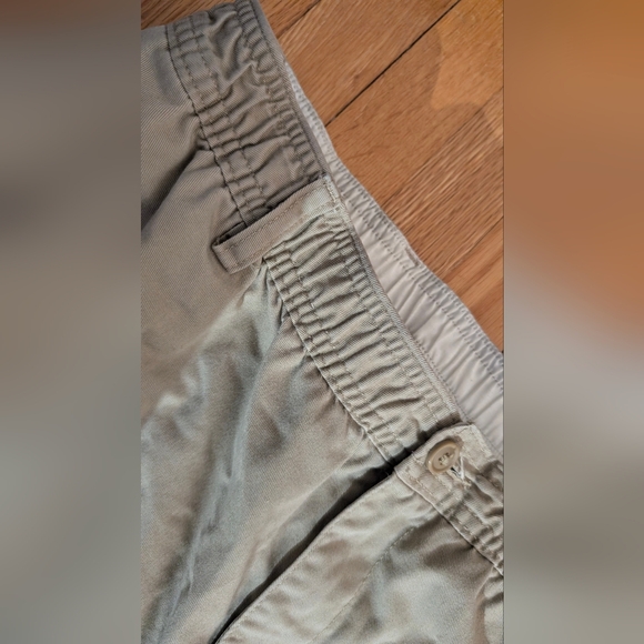 Lands' End Men's Sage Green Elastic-Waist Chinos - Picture 4 of 5